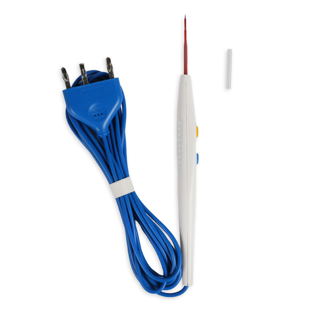 70 mm scharfer Handschalter aus Wolframmetall mit Klinge, Einweg-Elektrodenstift für chirurgische Eingriffe