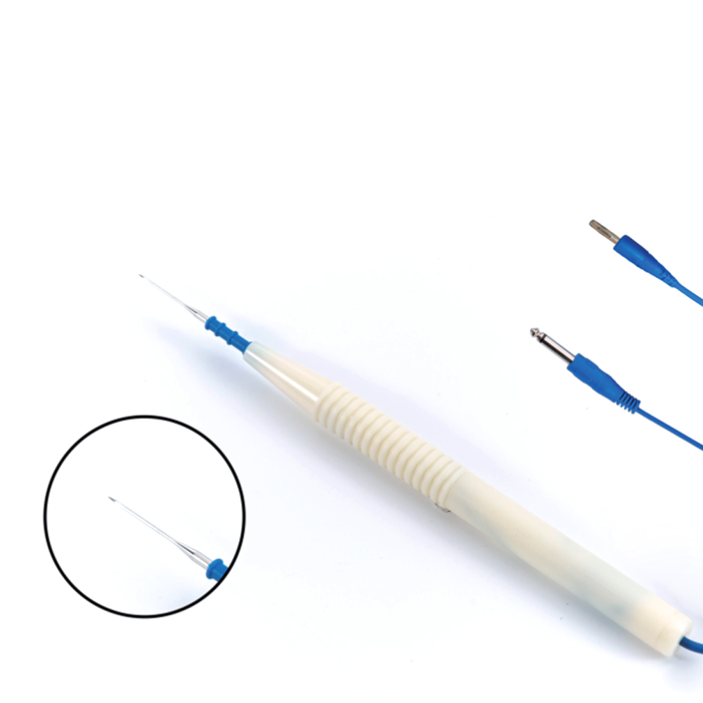 70 mm scharfe Klinge Edelstahl Fußschalter Typ Einweg Chirurgische Elektrode Bleistift