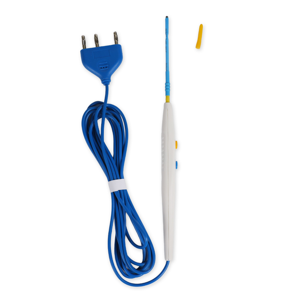 110 mm flache Klinge aus Edelstahl, Handschaltertyp, Einweg-Chirurgischer Elektrodenstift