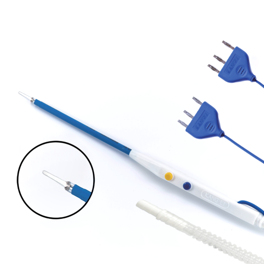 250 mm flache Klinge aus Edelstahl, Handschaltertyp, Einweg-Chirurgischer Elektrodenstift