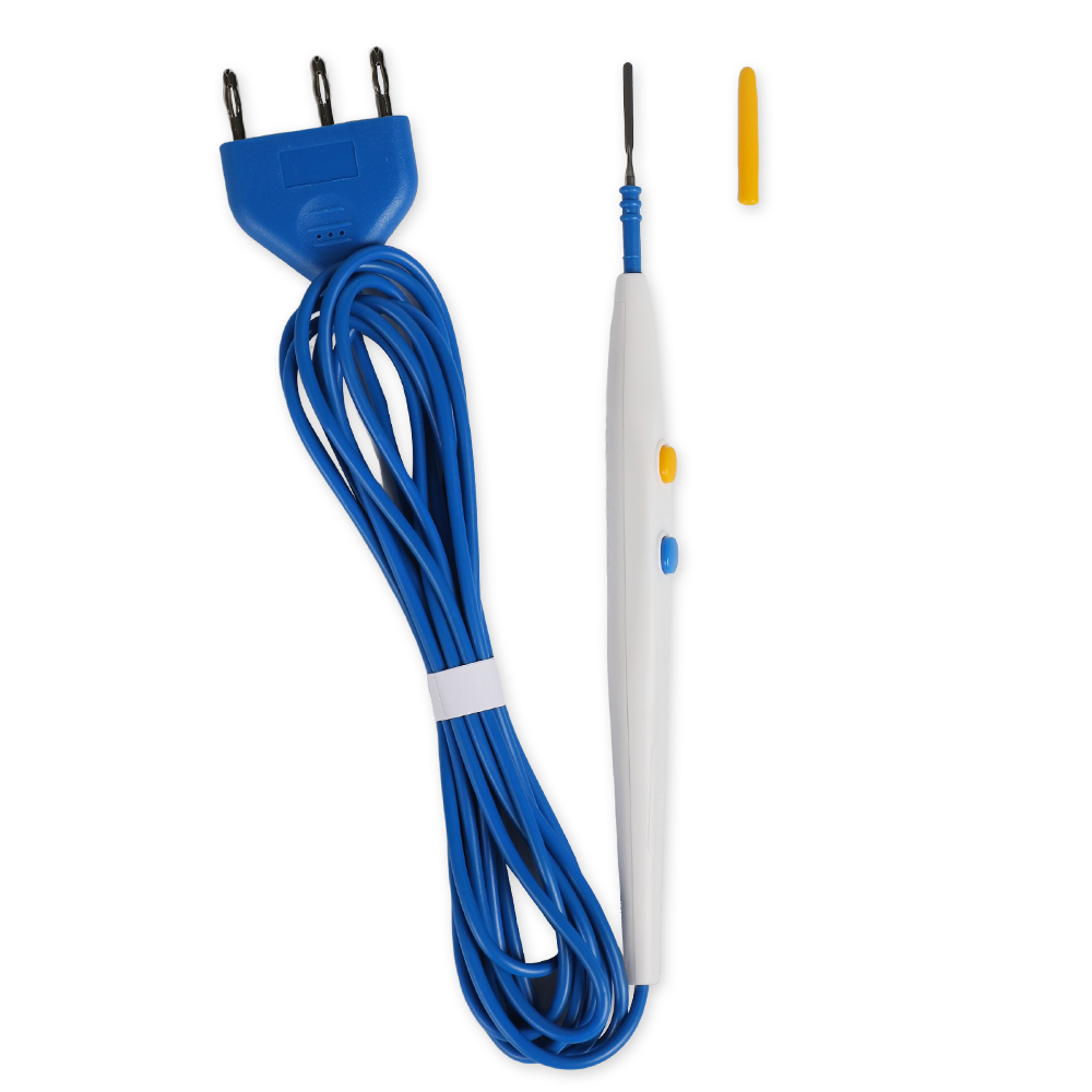 70 mm flache Klinge Edelstahl Handschalter Typ Einweg Chirurgische Elektrode Bleistift