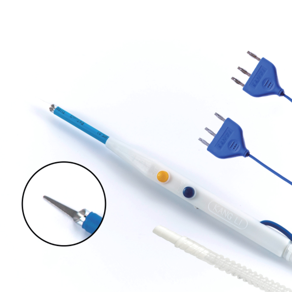 200 mm scharfer Handschalter aus Edelstahl, Einweg-Elektrodenstift für chirurgische Eingriffe