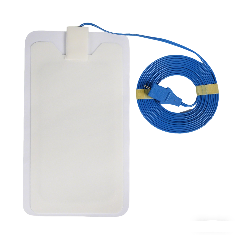 Vertikale einstufige kabelgebundene Einweg-Neutralelektrodenplatten für Erwachsene